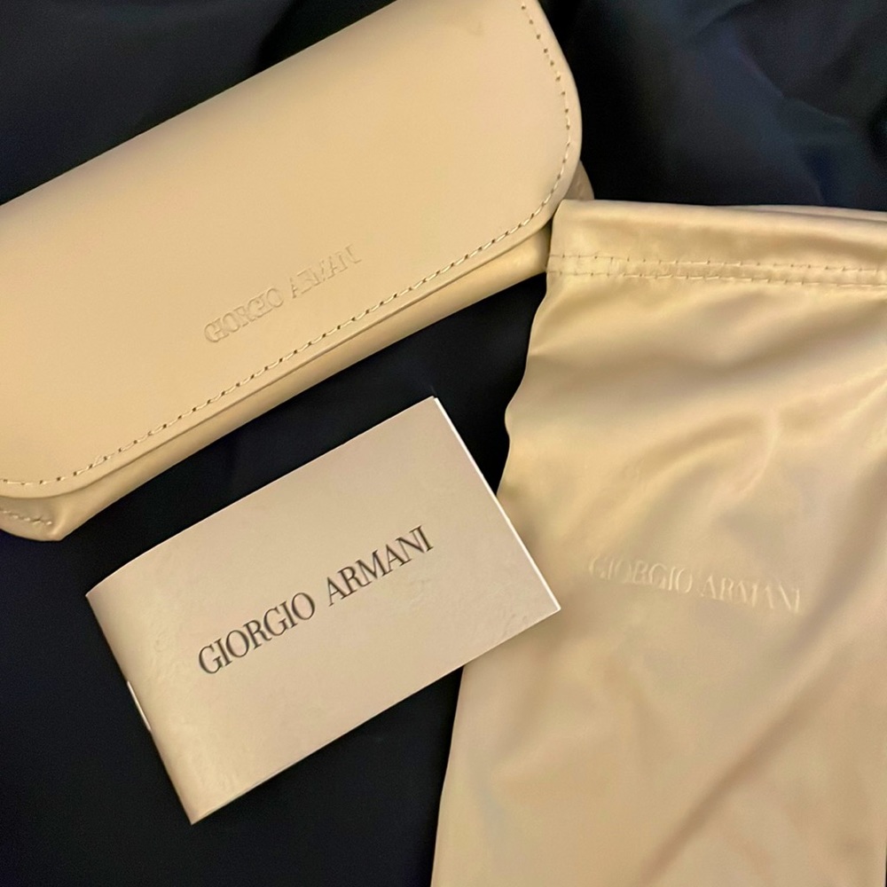 Giorgio Armani optic metal glasses